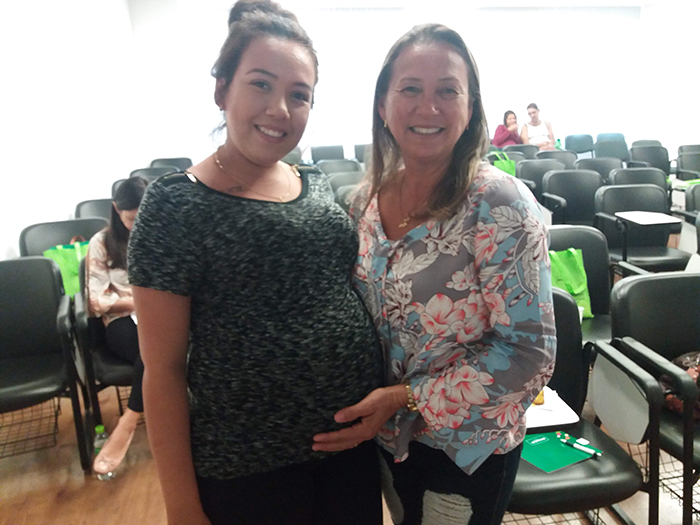 Bruna levou a mãe Vanderleia para o encontro: “Muita coisa mudou desde a minha época” 