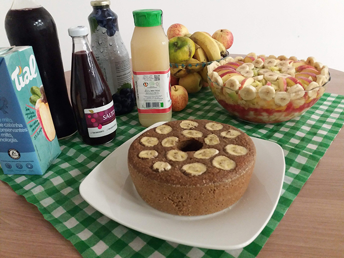 Menu do lanche coletivo também fez parte da aula de nutrição 
