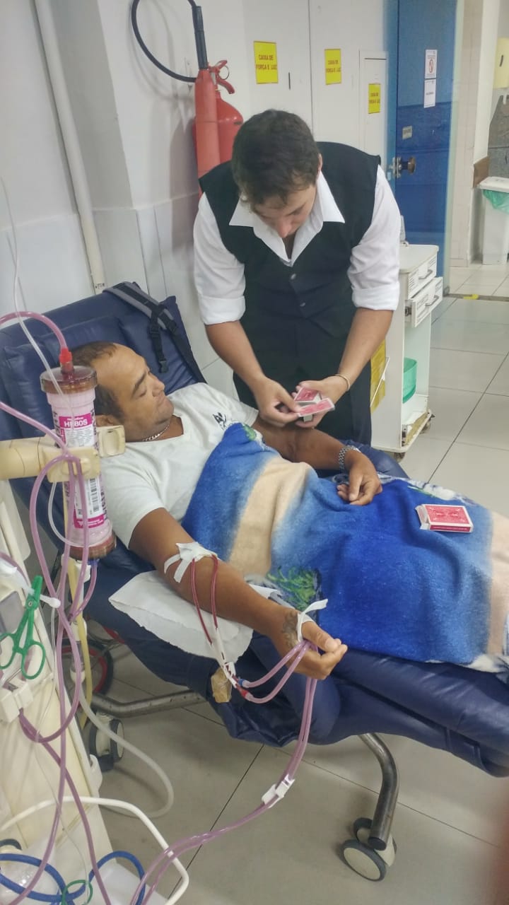 Dia do Desejo com mágica para pacientes da CDTR