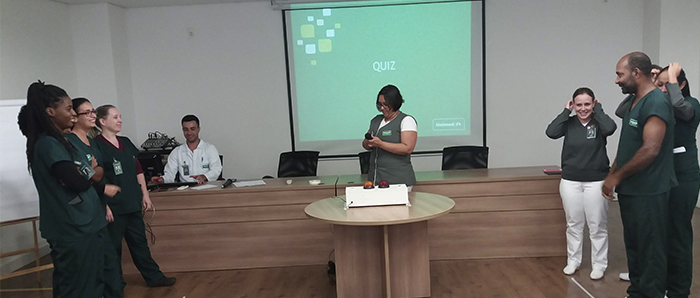 Foram dois dias de quiz, com direito a grito de guerra e torcida na plateia 