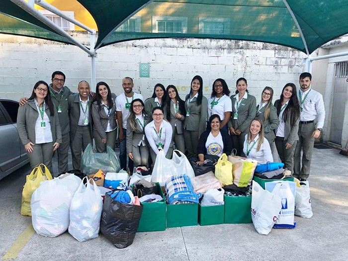 Roupas foram encaminhadas à ONG Conectando Sorrisos e Projeto Mãos Amigas