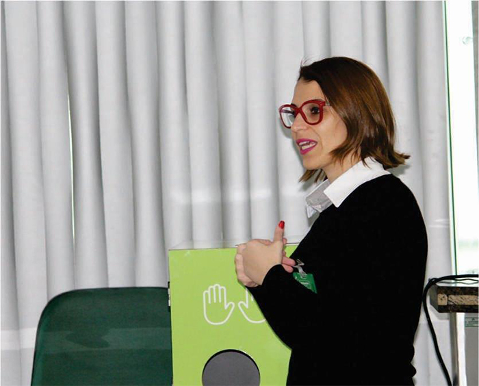 Palestrante Lidiane Teixeira, Nutricionista do Unimed 24h