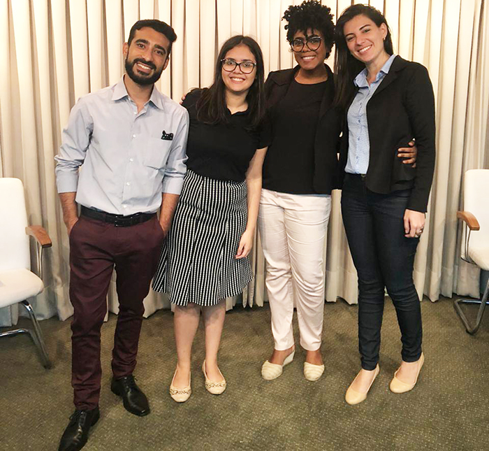 Thales Dias, Liziane Souza, Cássia Cruz e Jamile Fialho