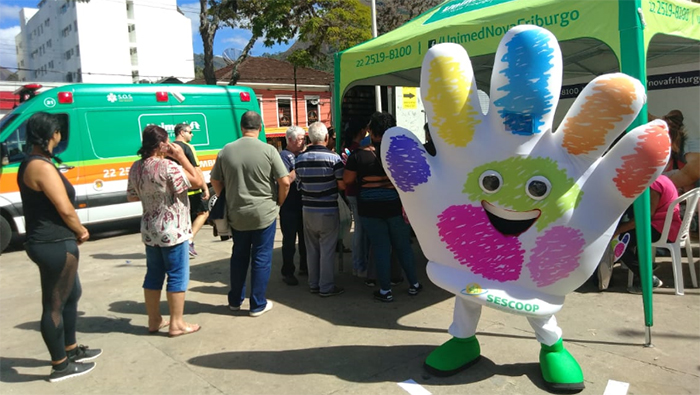 Muita animação e descontração durante as atividades físicas realizadas no Dia C 