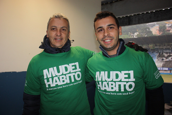 Rafael aproveitou para homenagear o pai Francisco de Araújo Lima, durante a ação da Unimed Petrópolis