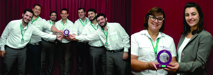 Esq.: João Vítor, Manoel, Gustavo, Júlio, Rubens, Daniel e Bruno.  Nádia e Karoline