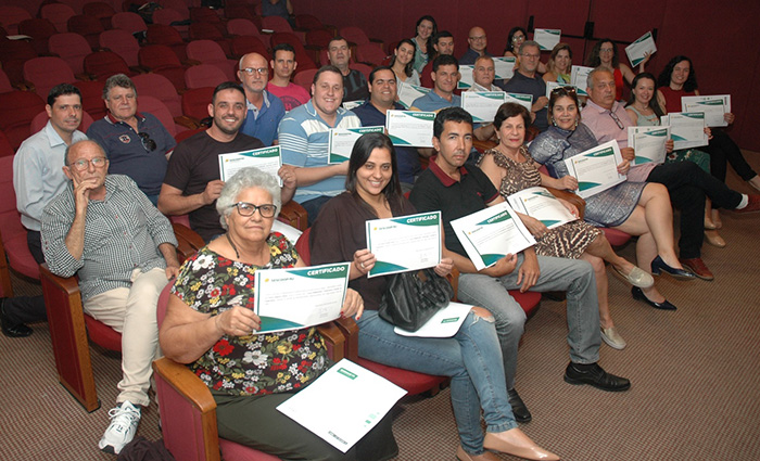 Os formandos são de diversos setores cooperativistas