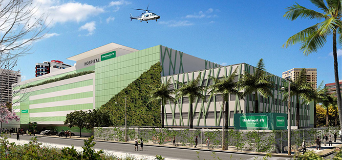 Hospital contará com 261 leitos e serviços de alta complexidade 