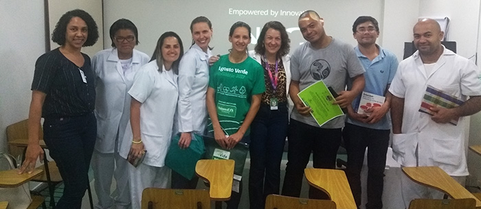 Os encontros tinham como o objetivo a prevenção de acidentes e doenças relacionadas no trabalho.