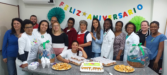 A integração agradou os colaboradores aniversariantes dos últimos dois meses