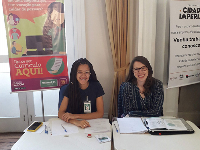 Unimed Petrópolis participou do Dia de Inclusão no Mercado de Trabalho