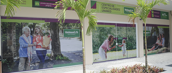  O Centro de Especialidades Unimed possui 16 consultórios além de oferecer exames laboratoriais, cardiológicos e ultrassonografia