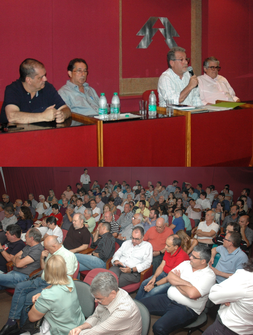 O vice-presidente, Luiz Fernando, o diretor Financeiro, José Tarcízio, o presidente João Paulino, e o diretor Administrativo, Paulo Tinoco, diretor administrativo