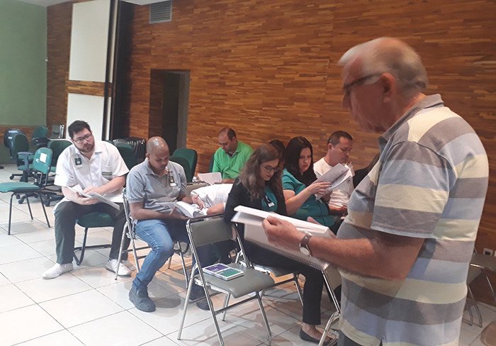 Componentes da CIPA 2020 passam por treinamento com o Engenheiro de Trabalho, Roberto Mendonça para exercerem suas funções 