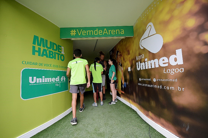 Entrada da Arena Unimed Lagoa