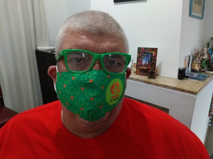 Dr. Arnaldo Rippel cooperado e autor da música Claridade