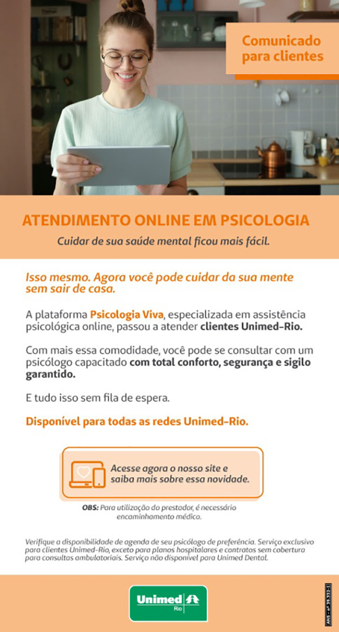 Legenda: Comunicado Psicologia Viva